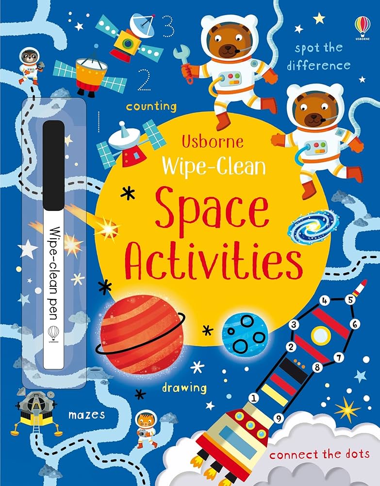 Usborne Wipe Clean | Space Activities