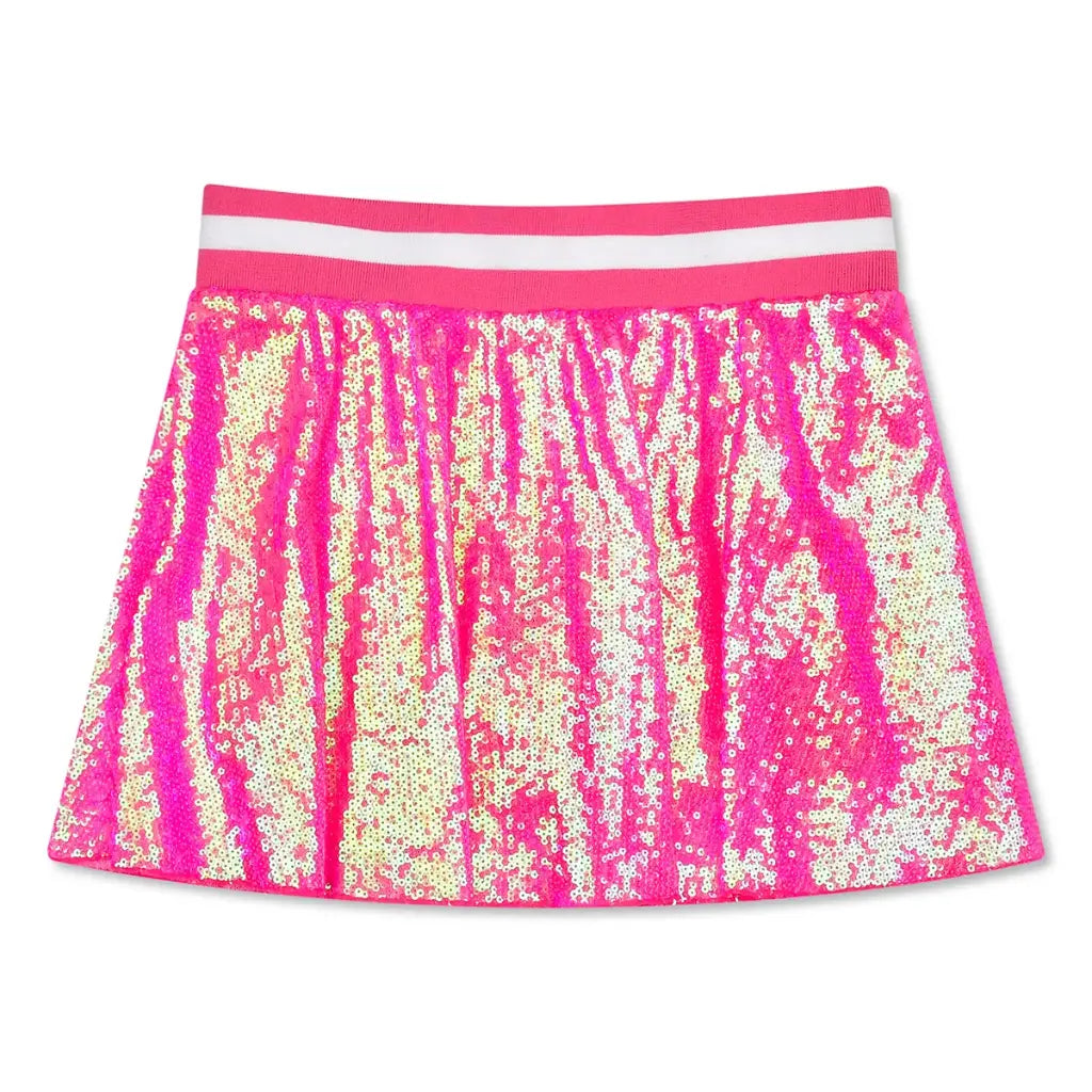 Pink Sequin | Skort