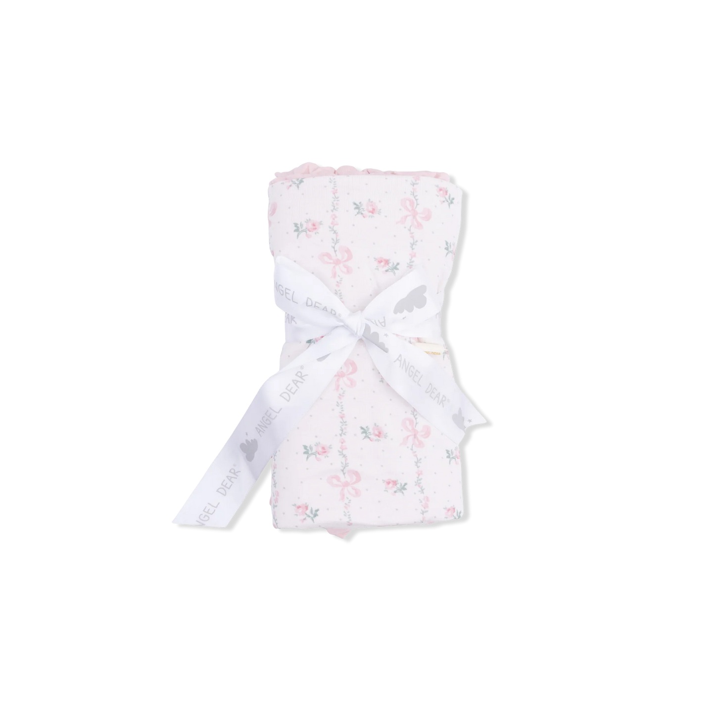 Dainty Buds and Bows | Ruffle Blanket
