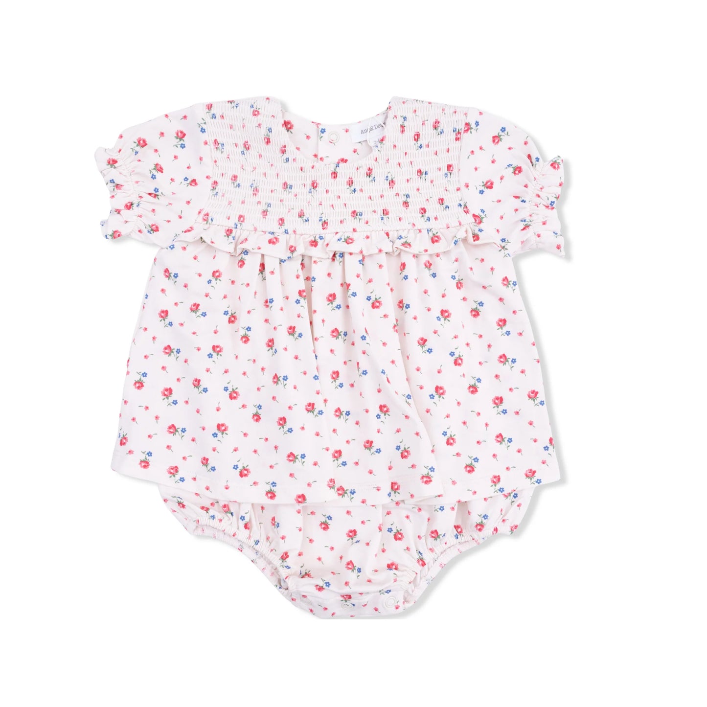 Joli Rosette | Smocked Ruffle Bubble with Skirt