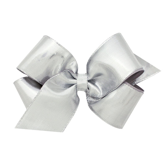 Medium French Satin Girls Hair Bow (Knot Wrap)