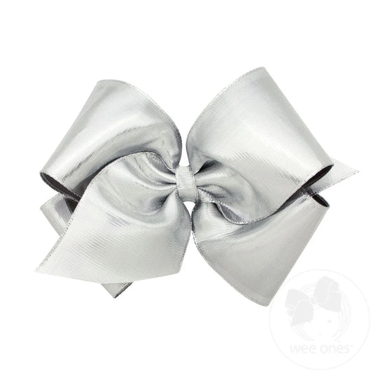 King French Satin Girls Bow with Knot