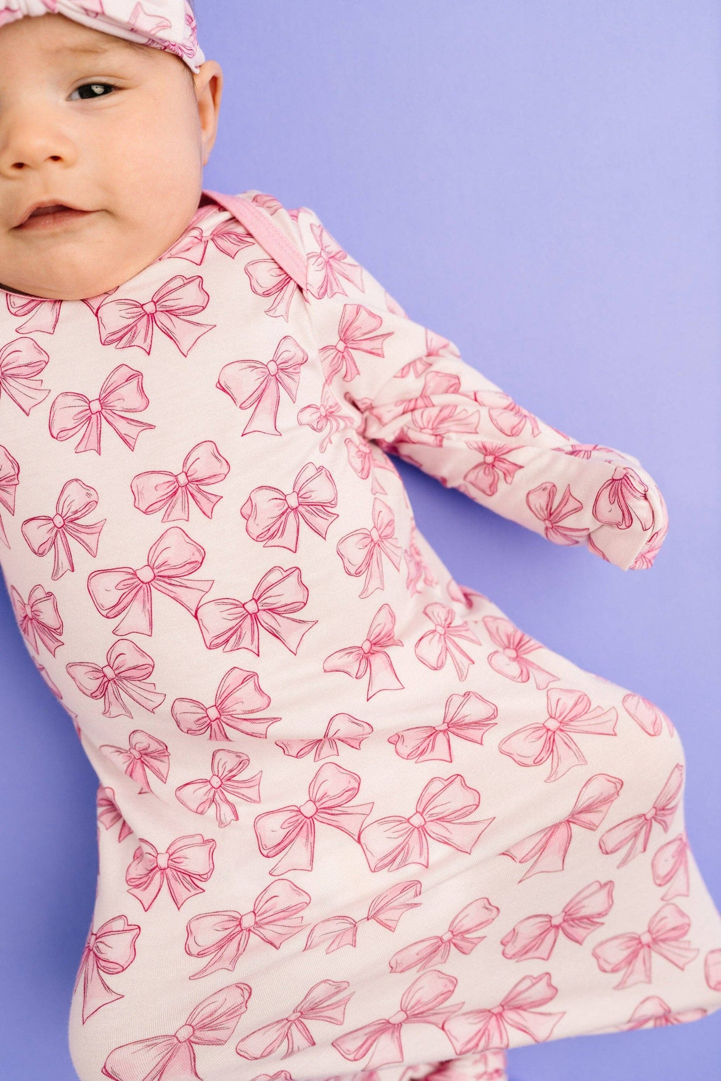 Pretty in Pink Bamboo Sleep Gown Set