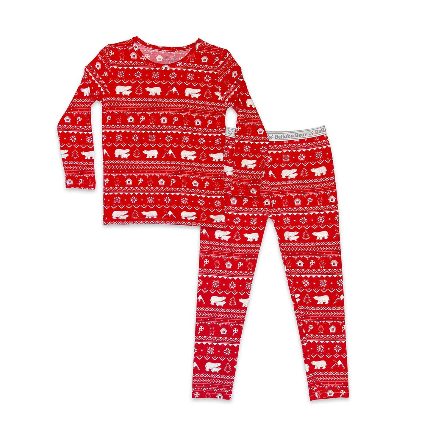 Polar Isle Red Christmas | Bamboo 2pc Pajama Set