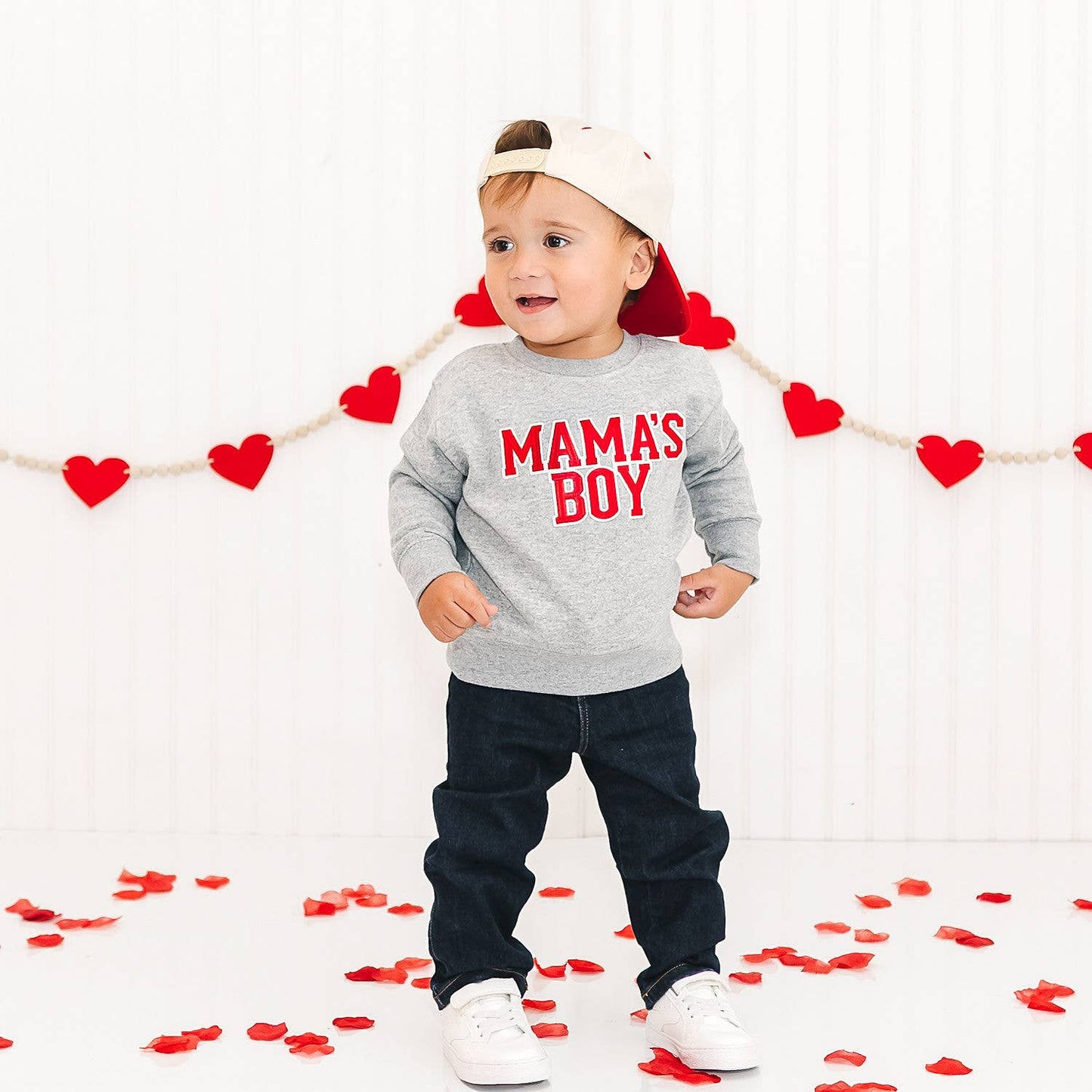 Mama's Boy | Varsity Patch Sweatshirt