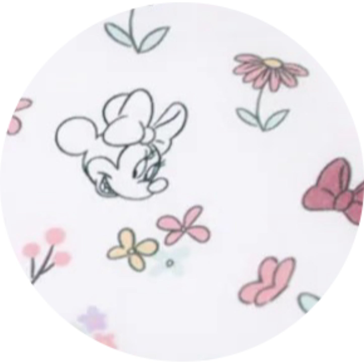 Copper Pearl Single Bandana Bib - Minnie Mouse