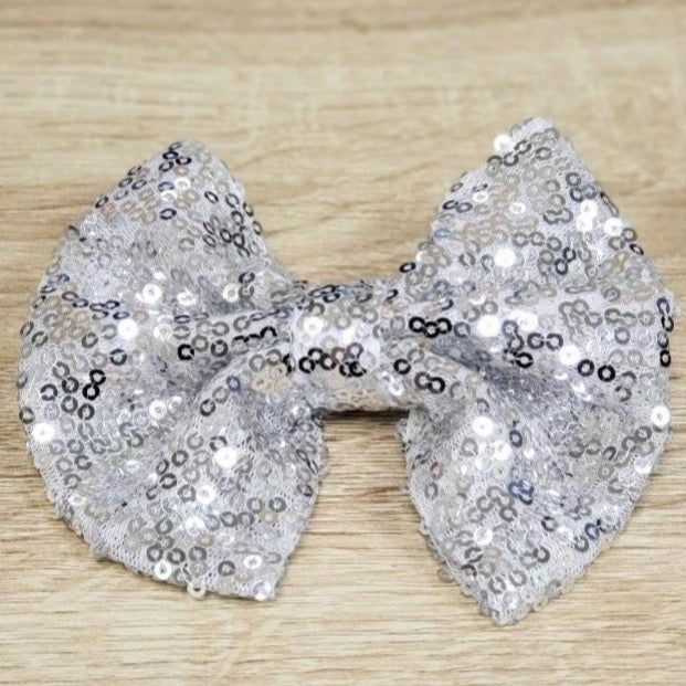 Fancy Sequin Hair Bow