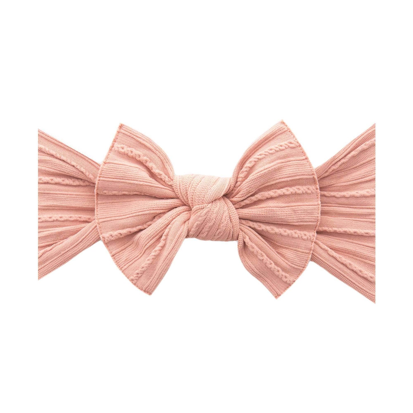 Cable Knit Classic Knot | soft nylon headband
