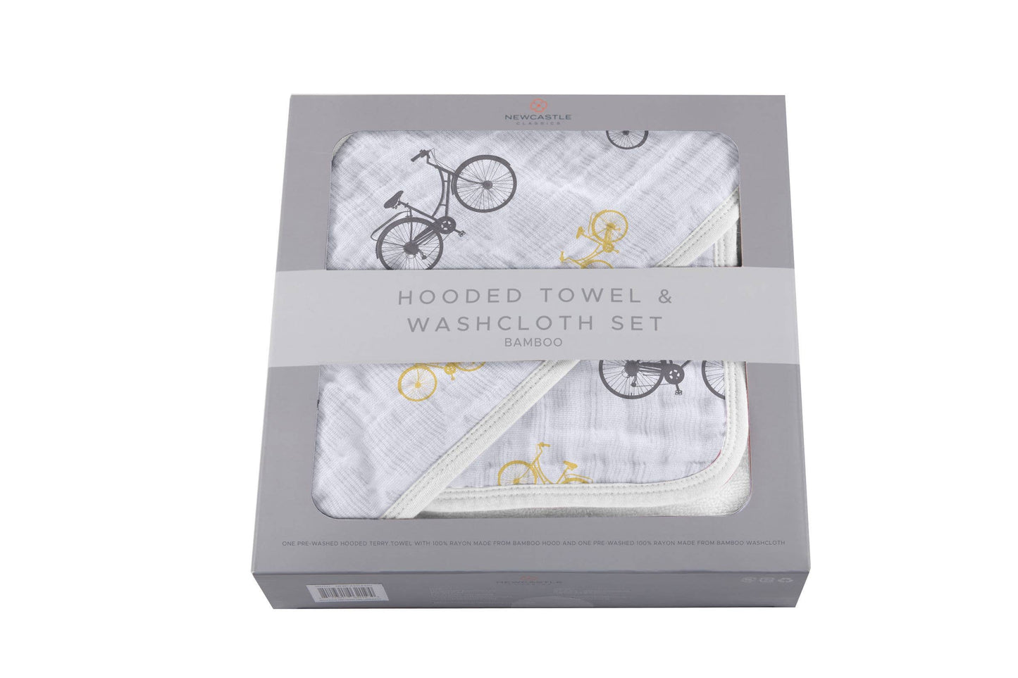 Vintage Bicycle - Hooded Towel and Washcloth Set