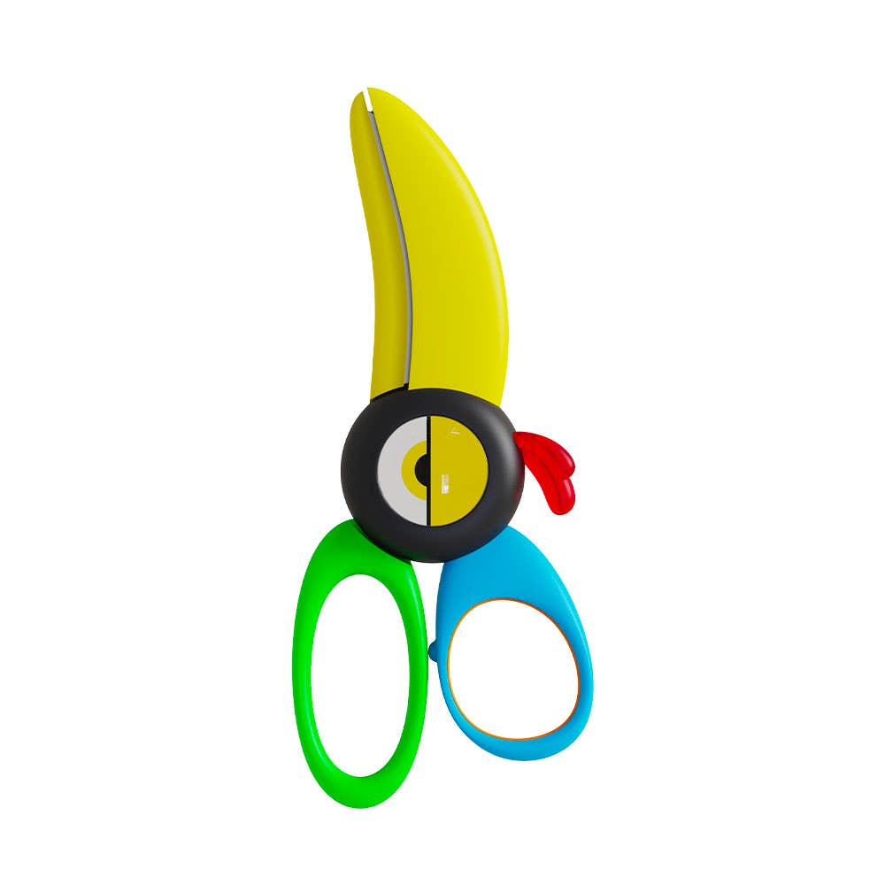 Kids' Scissors w/ Safety Lock Eyelid - Toucan - "Snippy"