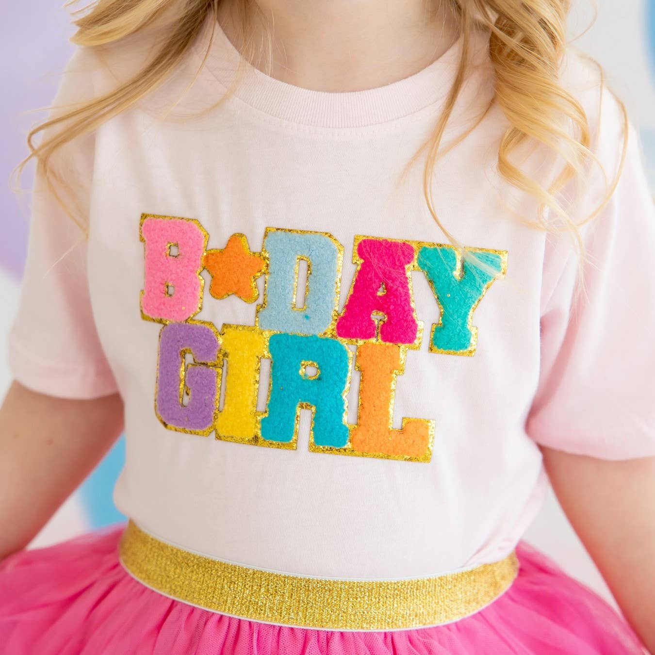 Birthday Girl | Patch Short Sleeve T-Shirt