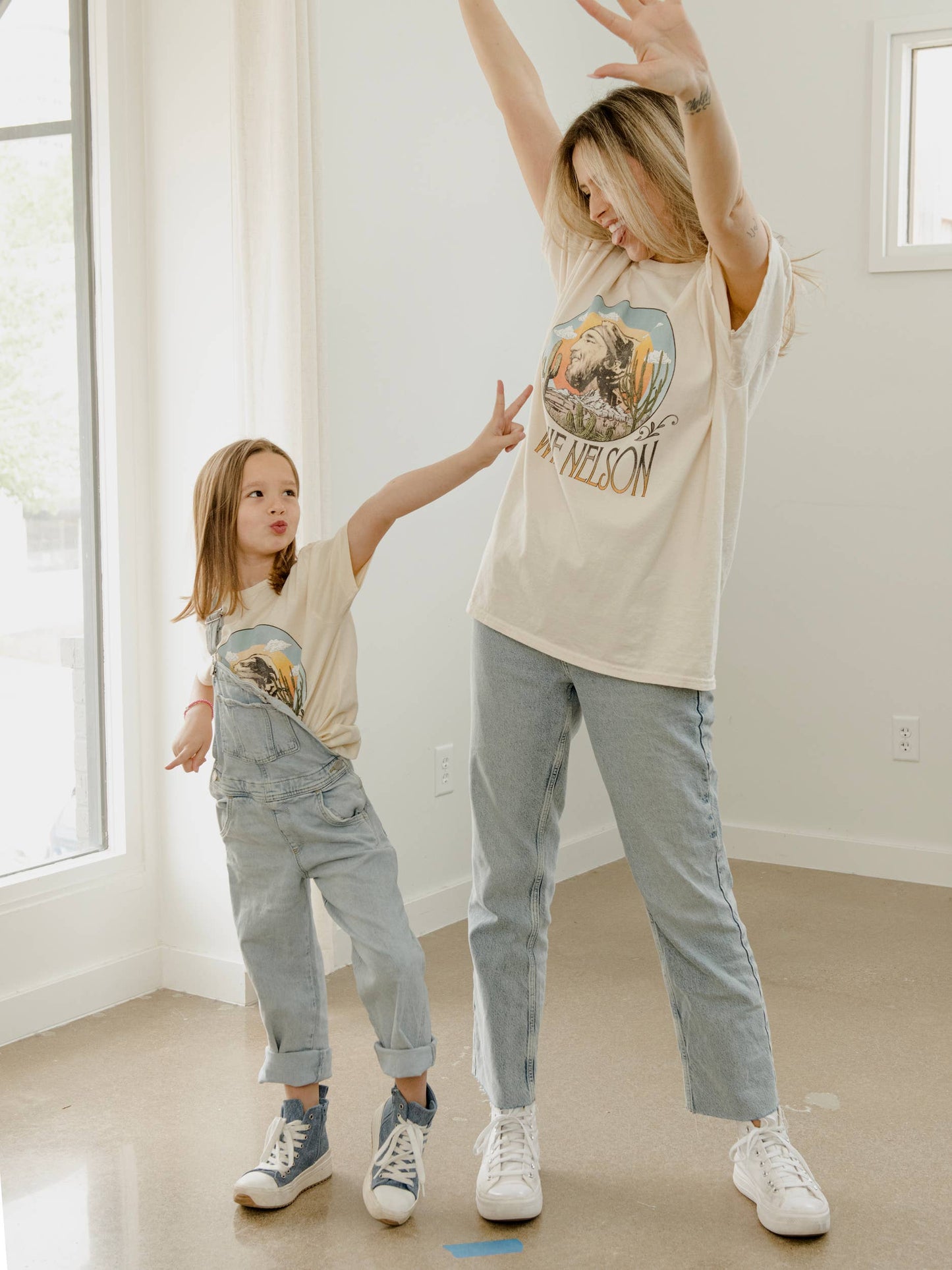 Children's Willie Nelson In the Sky Oatmeal Graphic Tee