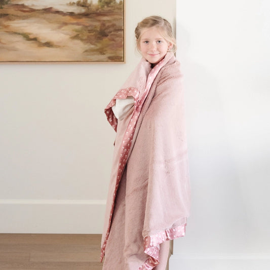 Tulip Satin Border Toddler Blanket