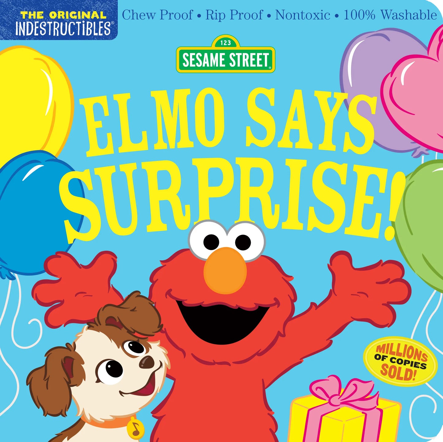 Indestructibles Books - Elmo Says Surprise!