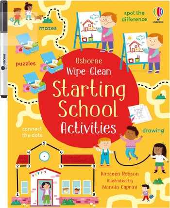 Wipe-Clean Staring School activities