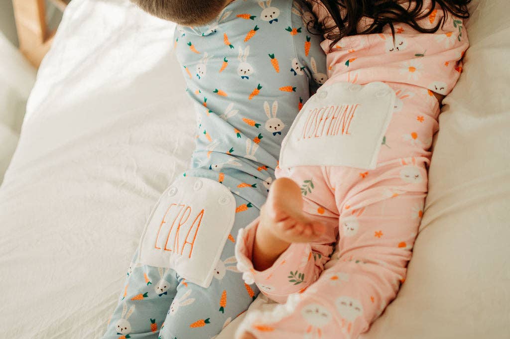 Baby One-piece Easter Buttflap Pajamas - Easter Bunny Boy
