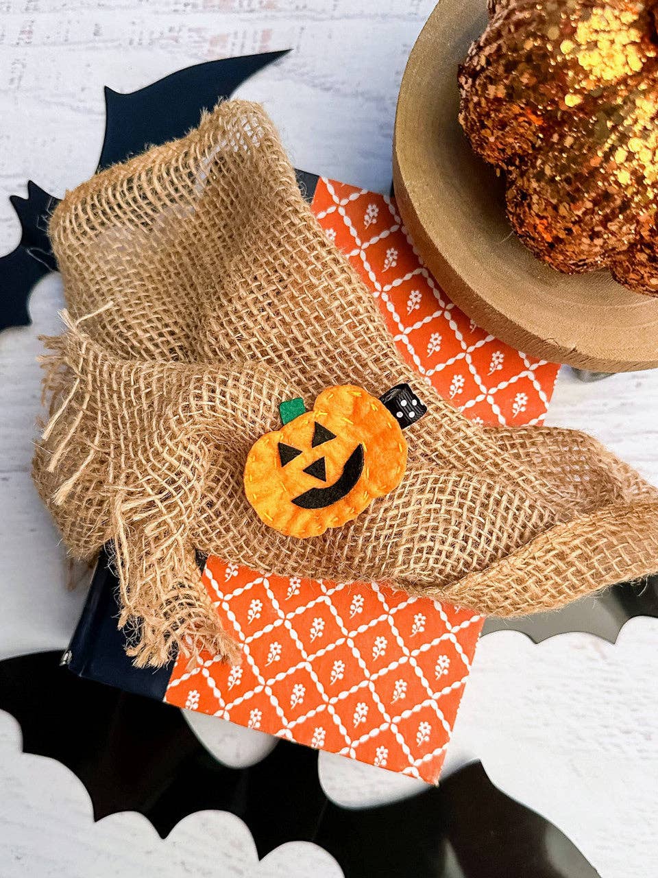 Jack-O-Lantern | Felt Clippie