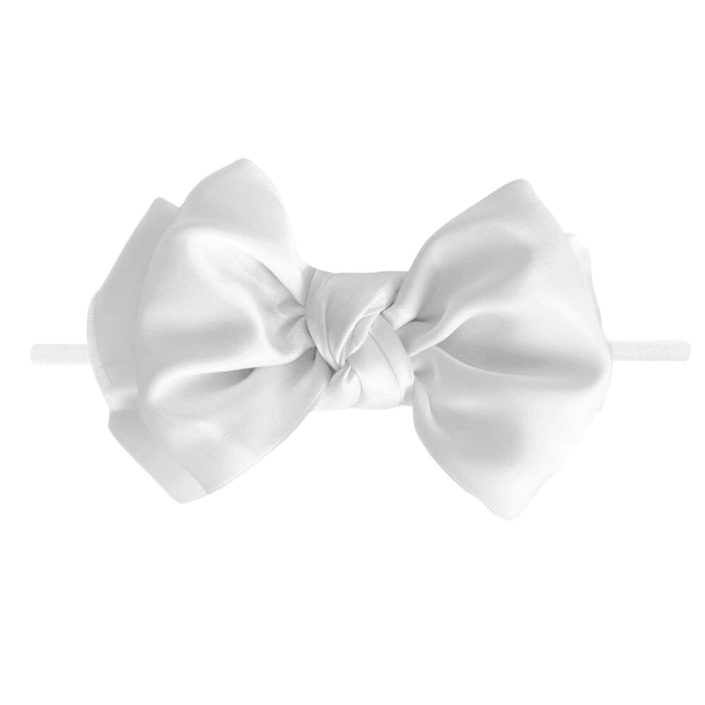 Satin FAB® Skinny | nylon headband with satin bow
