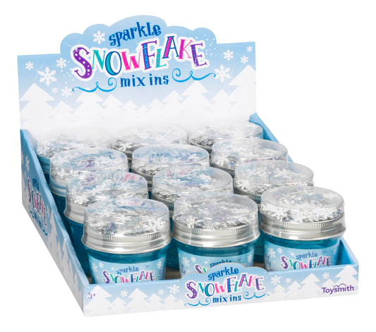 Snowflake Mix In Slime/Confetti Kit