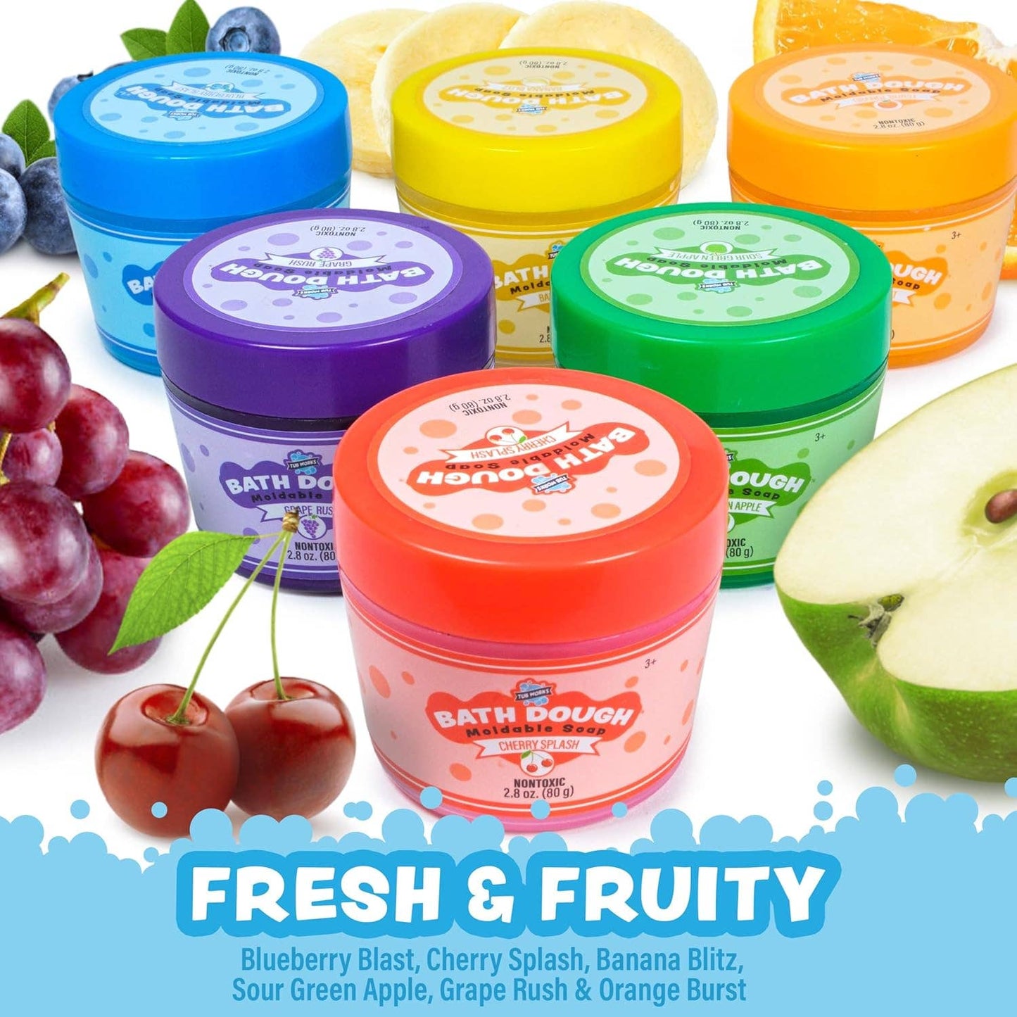 Tub Works® Bath Dough™ Moldable Kids Soap Bath Toy