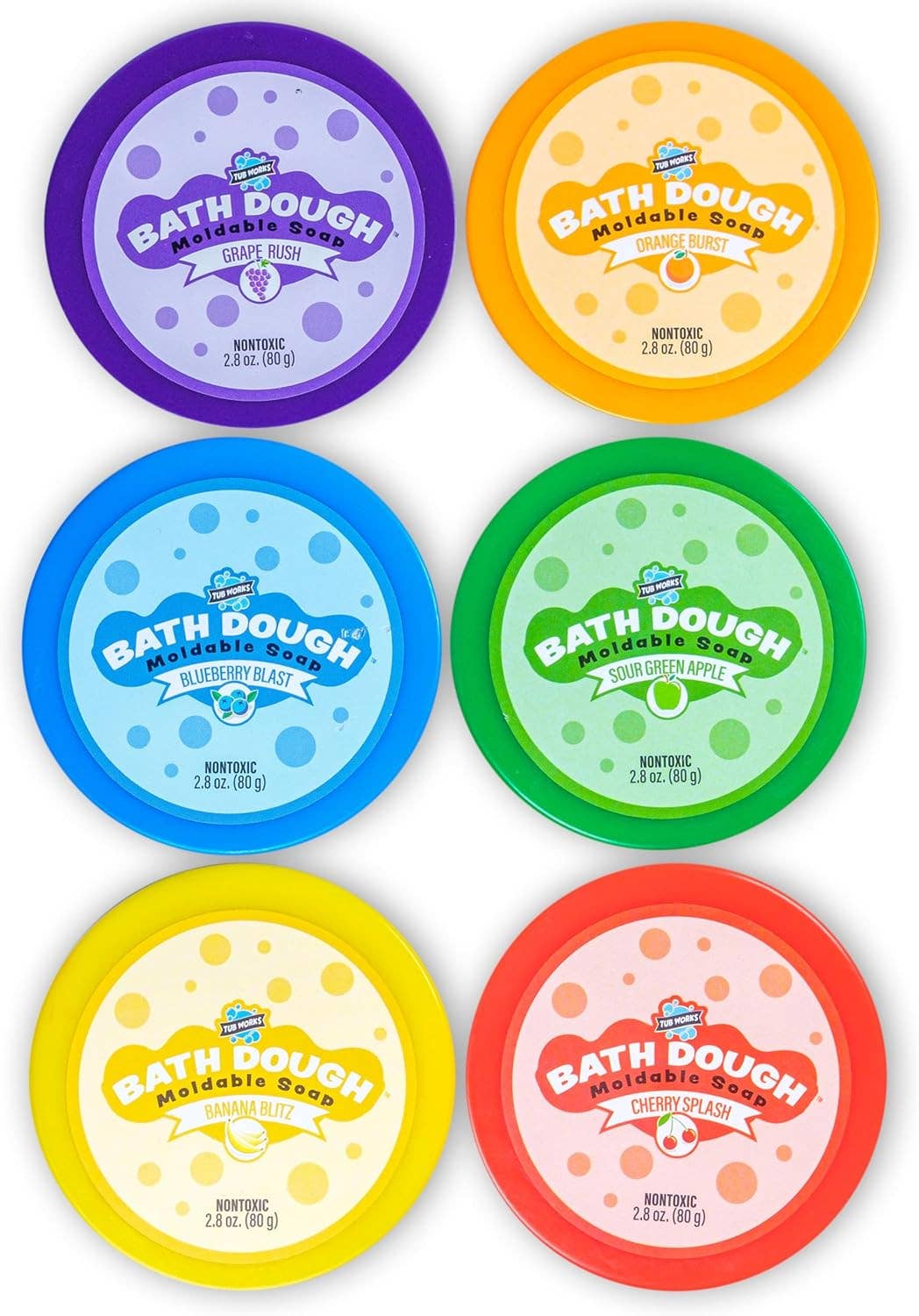 Tub Works® Bath Dough™ Moldable Kids Soap Bath Toy