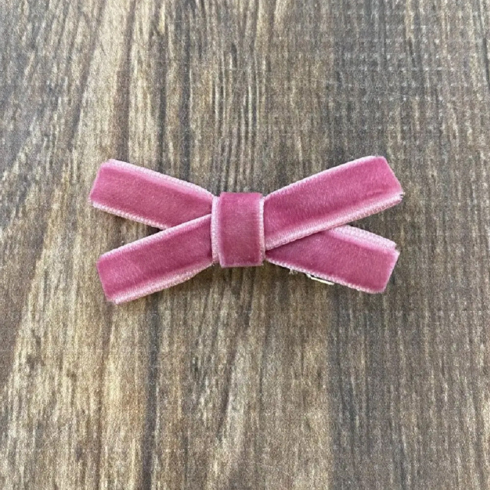 Velvet Bow Clippies