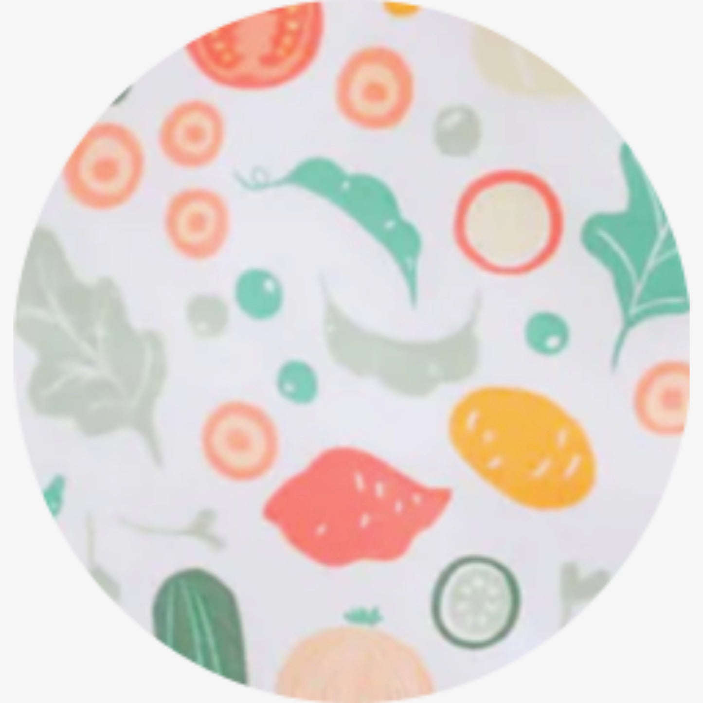 Copper Pearl Single Bandana Bibs - Veggies