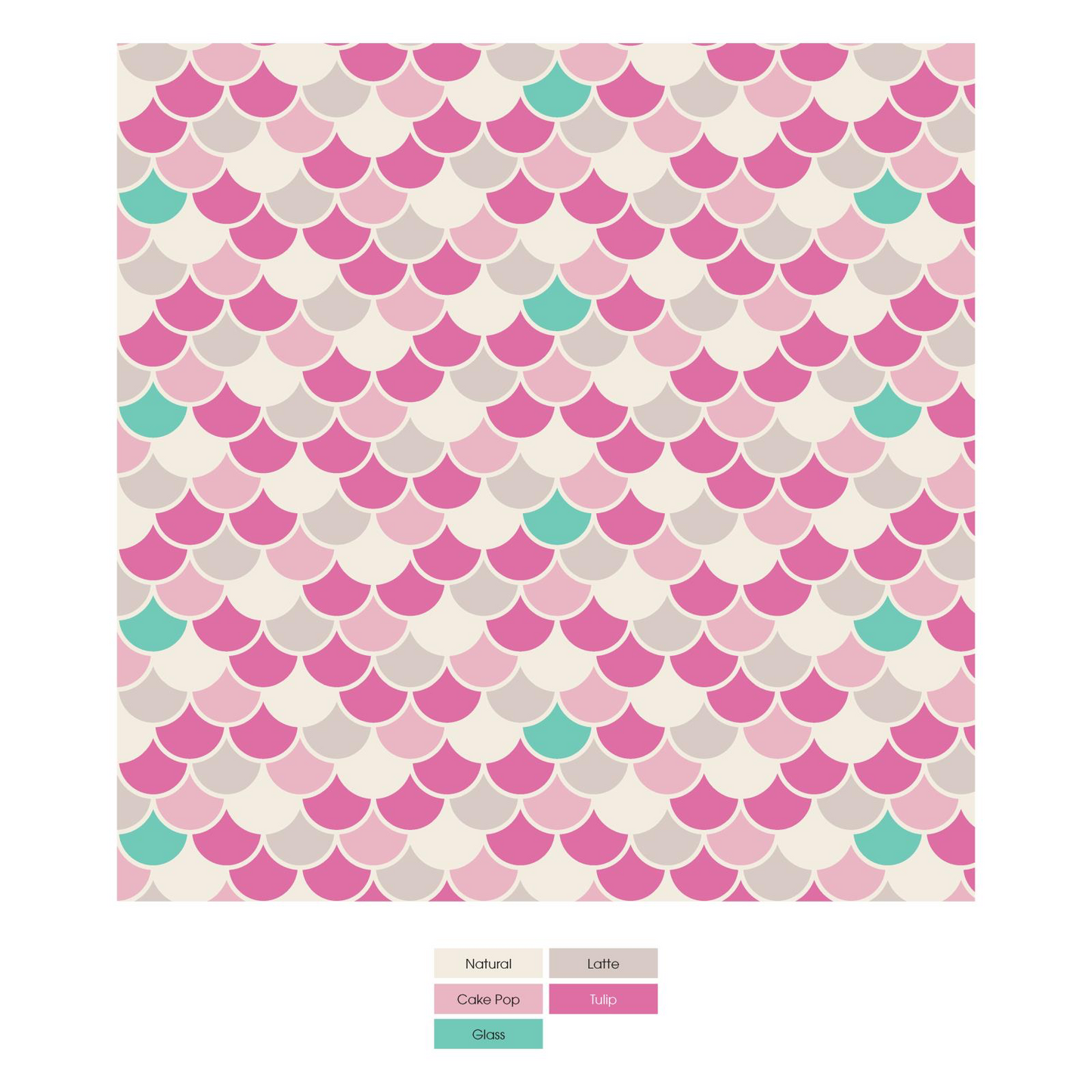 Tulip Scales Toddler Blanket