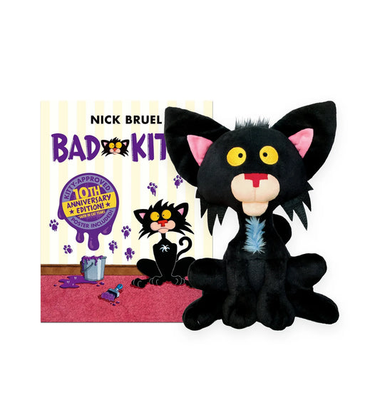 Bad Kitty | Plush & Board Book Set