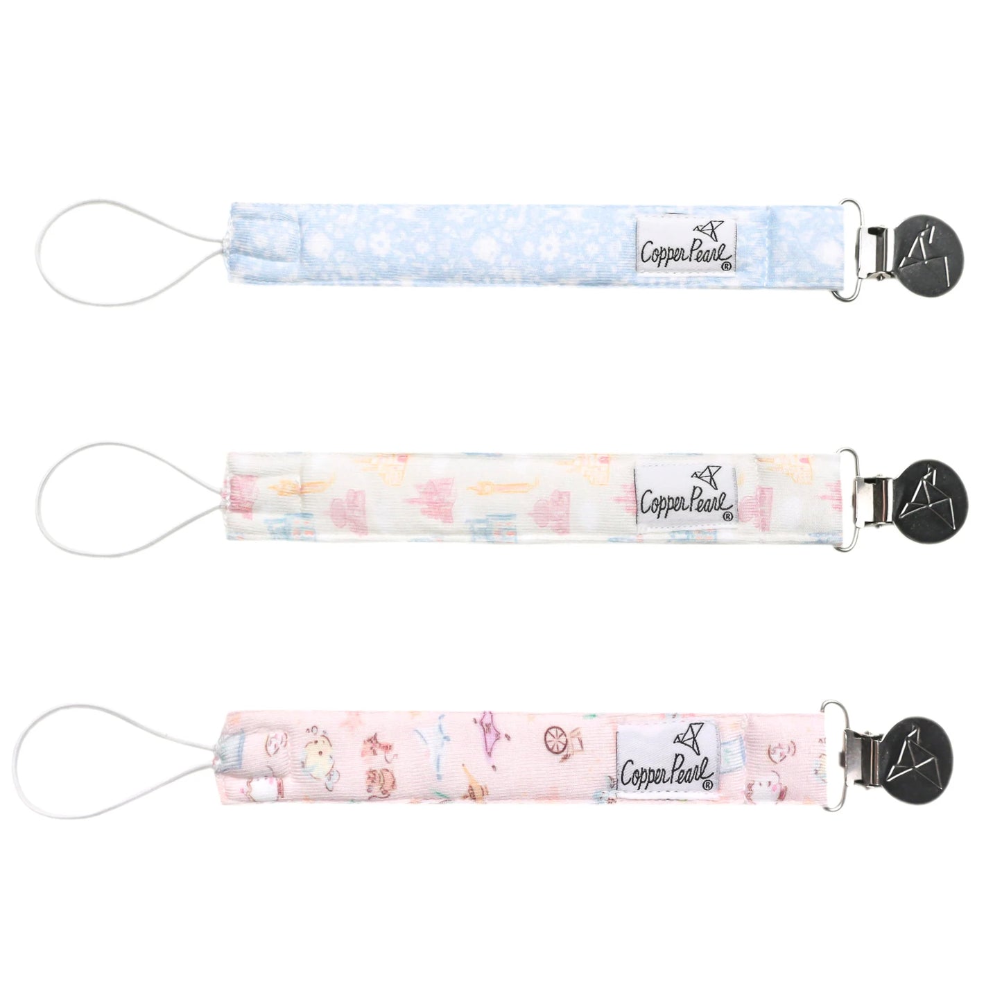 Copper Pearl Binky Clip 3 Pack | Disney