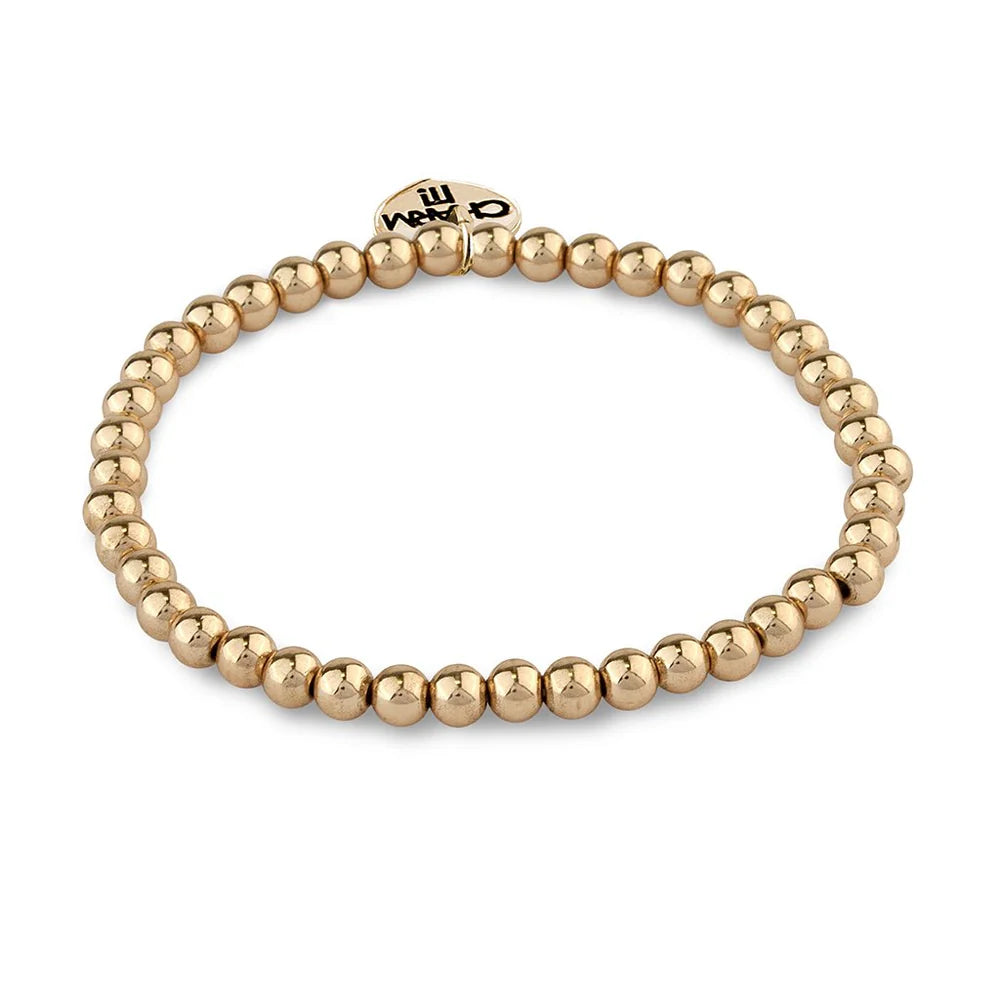 Gold | Stretch Bead Bracelet