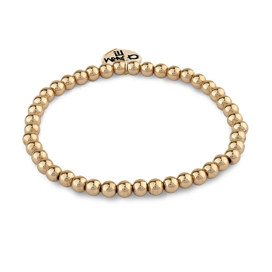 Gold | Stretch Bead Bracelet