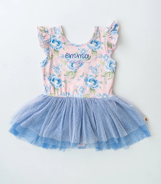 Farrah Tiered Leotard | Blush & Bloom