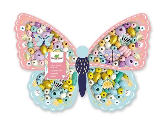 Les Perles | Butterfly Wooden Beads