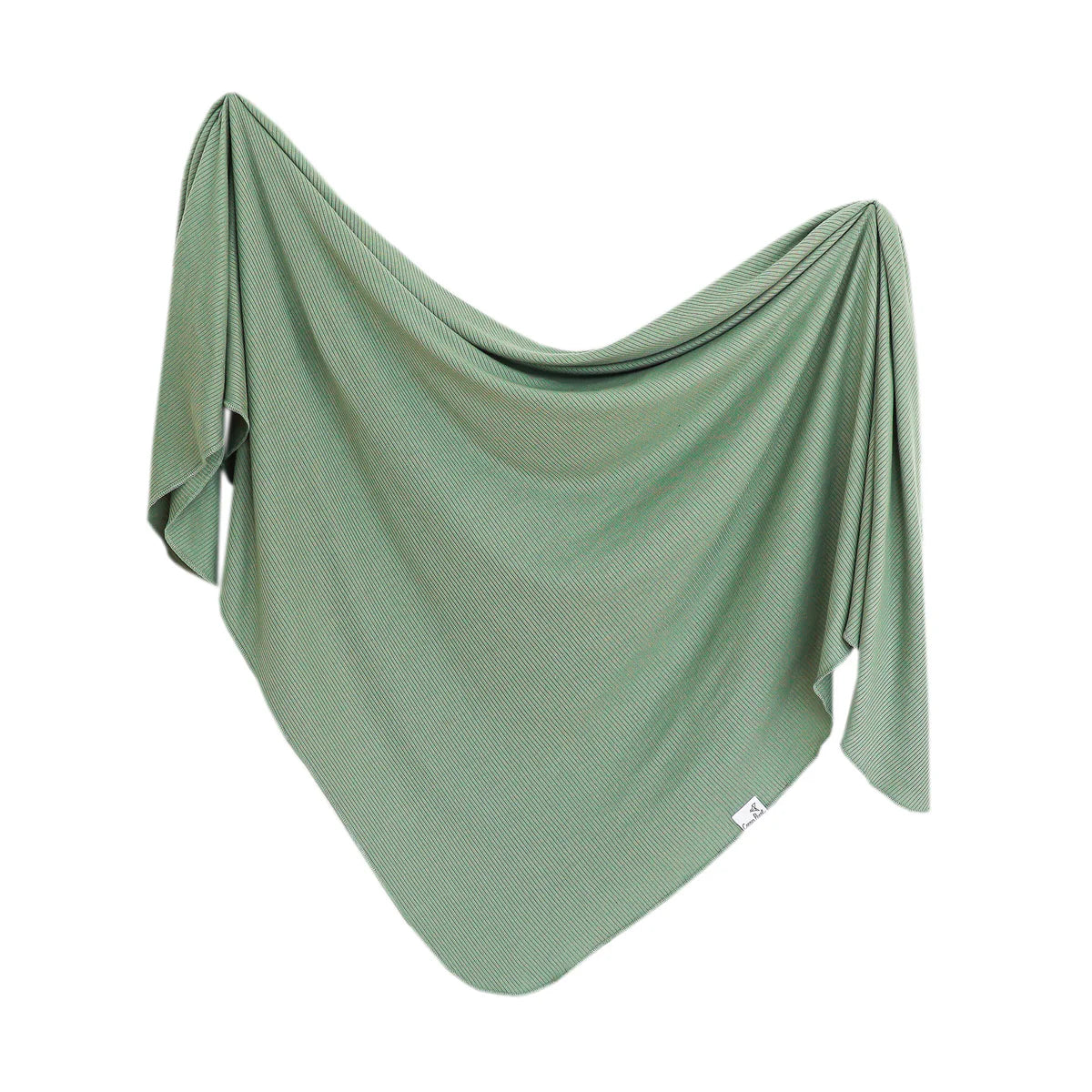 Copper Pearl Knit Swaddle Blanket - Clover Rib