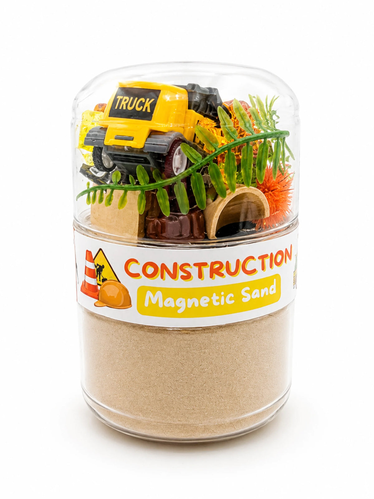 Construction Magnetic Sand | Sensory Jar