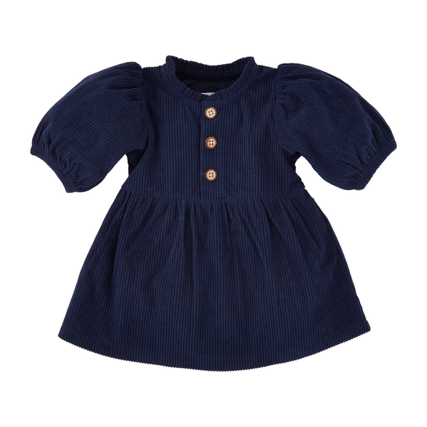 Navy Corduroy Dress