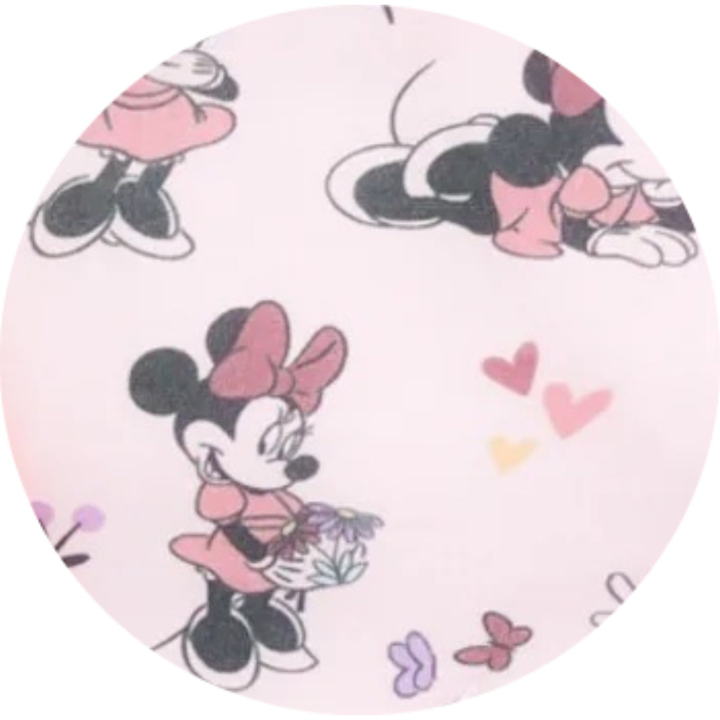 Copper Pearl Single Bandana Bib - Minnie Mouse