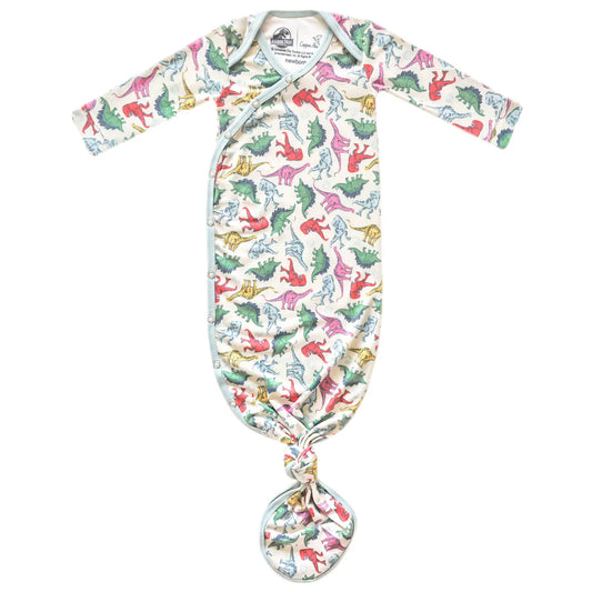 Copper Pearl Knotted Gown-Dinosaurs of Jurassic Park