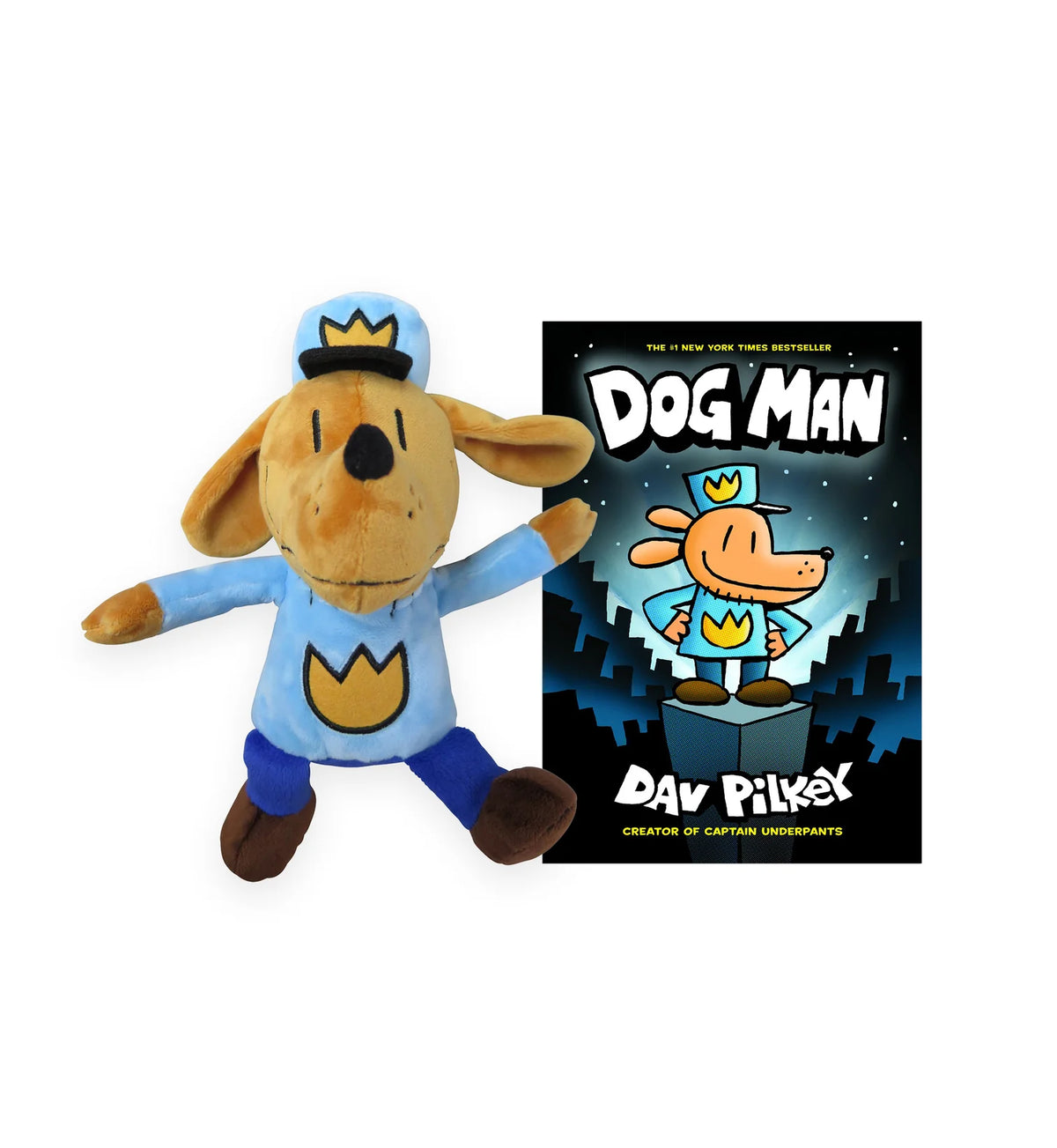 Dog Man | Plush & Board Book Set