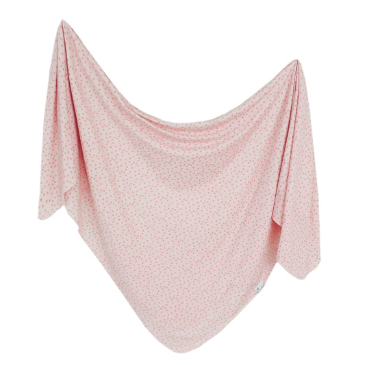 Copper Pearl Knit Swaddle Blanket - Dottie
