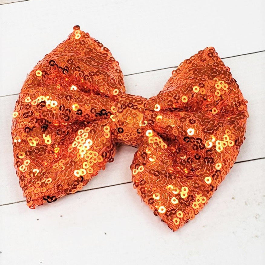 Fancy Sequin Hair Bow