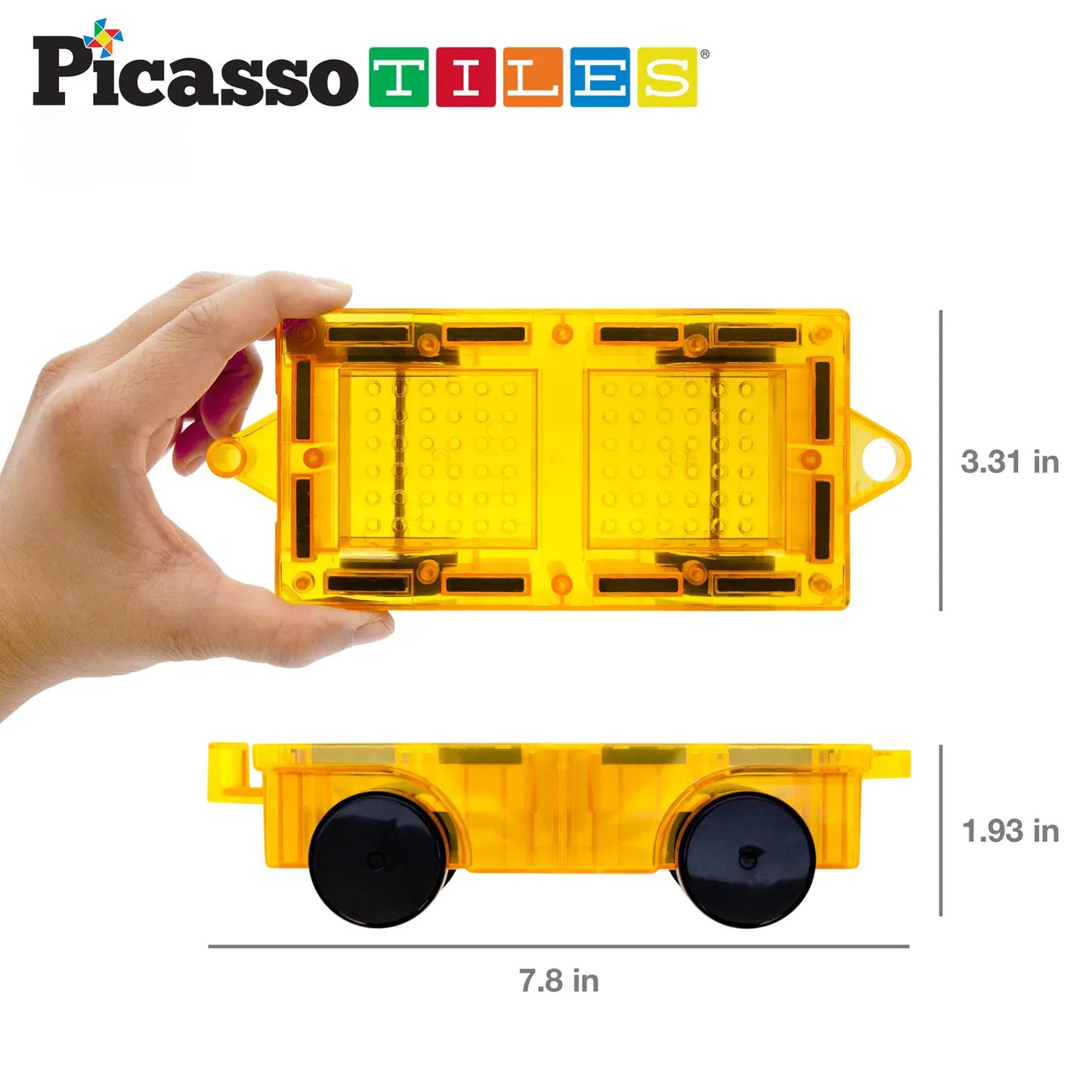 PicassoTiles Car Truck & 2 Characters