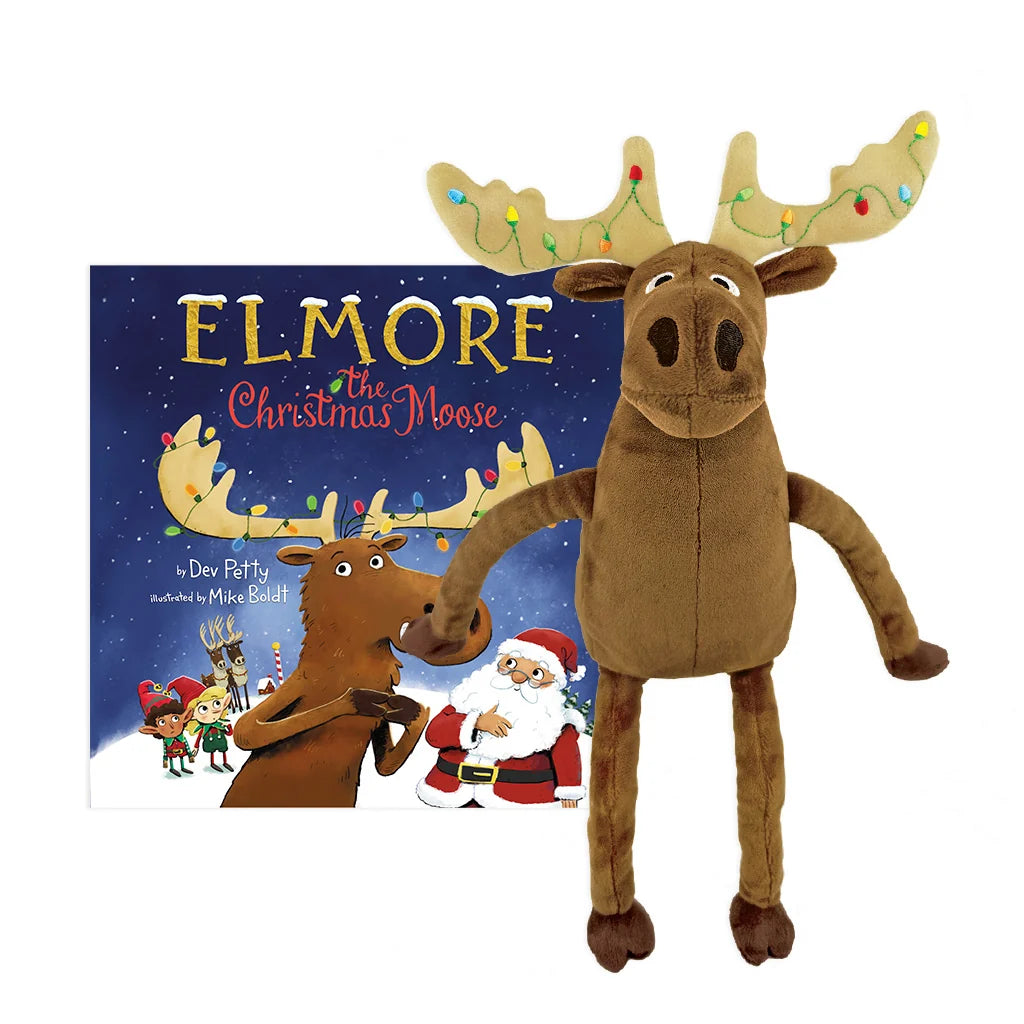 Elmore The Christmas Moose | Plush & Book Set