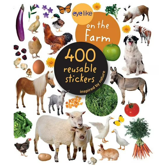 400 Reusable Stickers | On the Farm