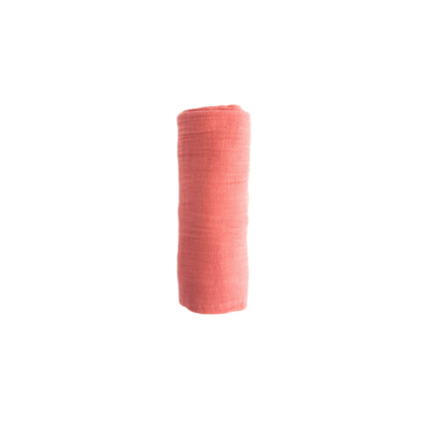 Coral Cotton Muslin Swaddle Blanket