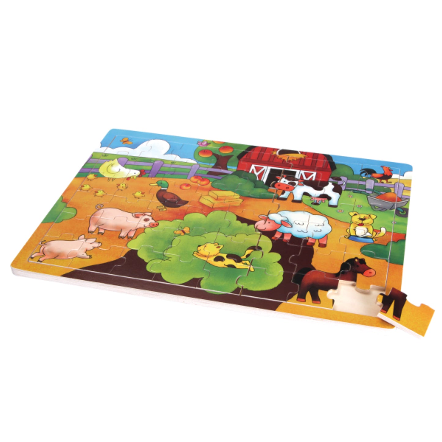 Farm Tray Puzzle - 48pc Wooden Jigsaw