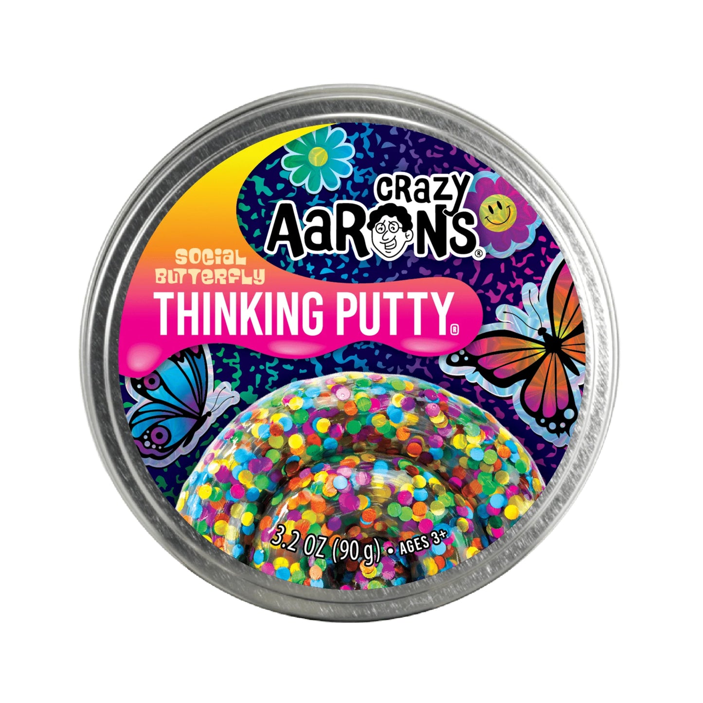 Social Butterfly Thinking Putty