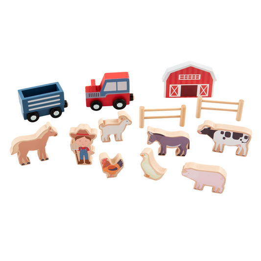 Wood Farm Set