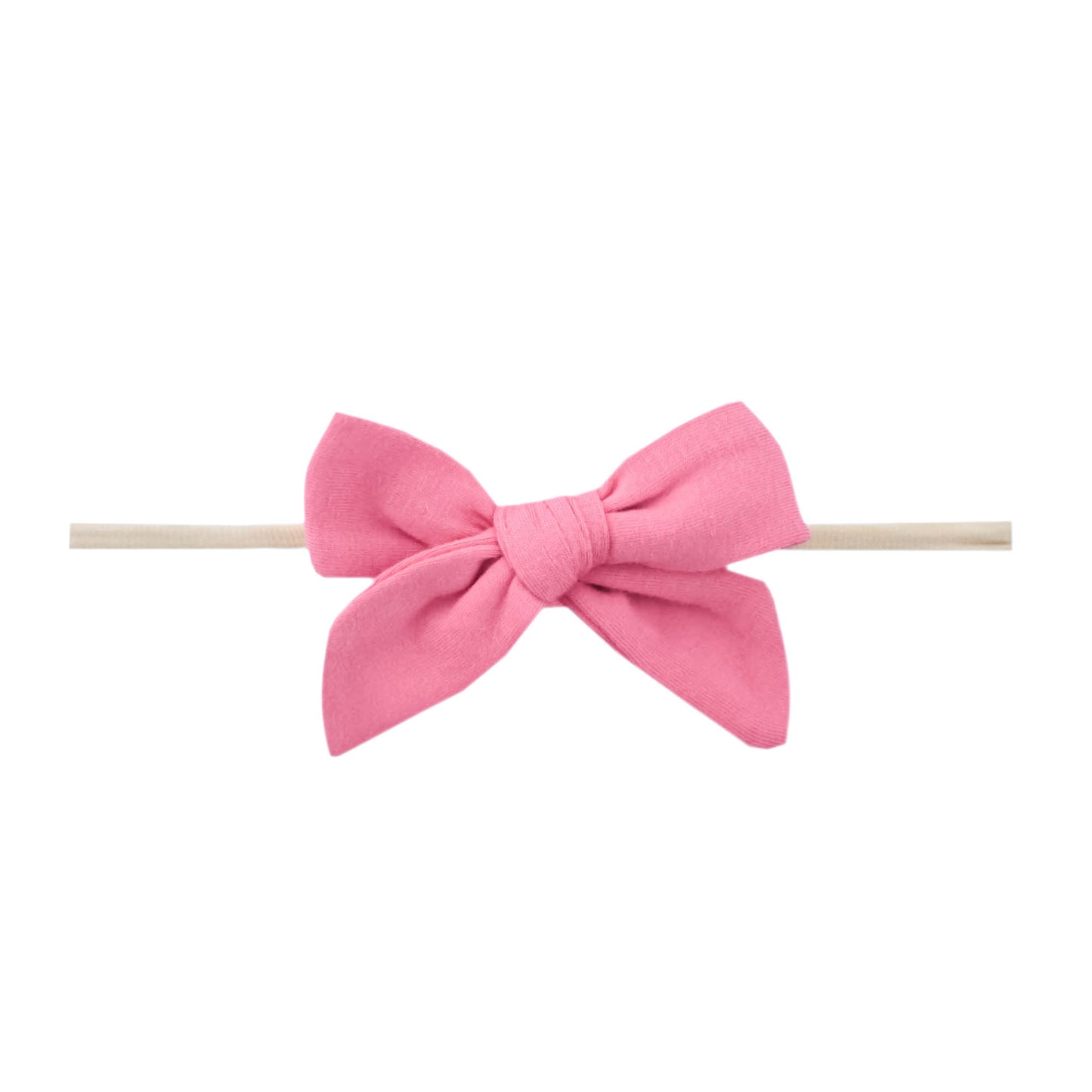 Copper Pearl Classic Nylon Bow - Flamingo